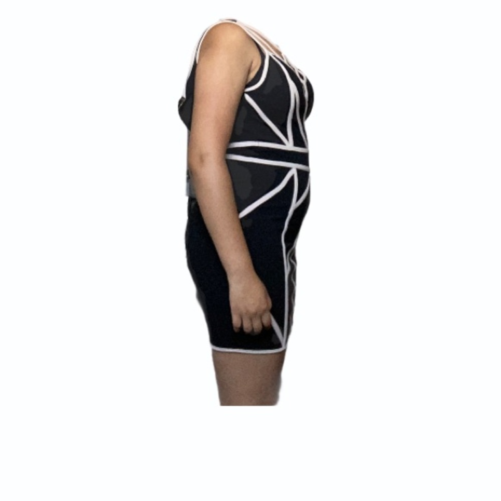Black and Beige dress - Picture 5 of 6